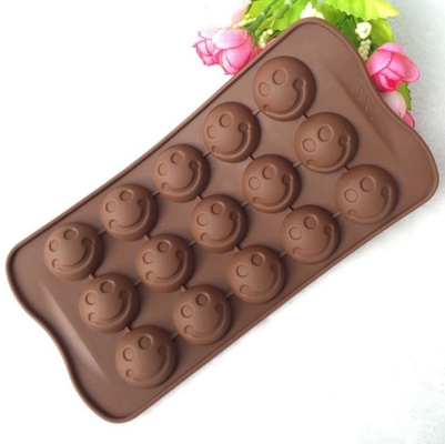 मिनी 15 गुहा सिलिकॉन चॉकलेट Molds निजीकृत गैर छड़ी