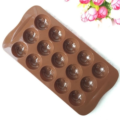 मिनी 15 गुहा सिलिकॉन चॉकलेट Molds निजीकृत गैर छड़ी