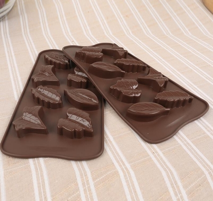 3 डी कस्टम हार्ड लीफ सिलिकॉन कैंडी Molds 8 गुहा हल्के वजन आसान सफाई