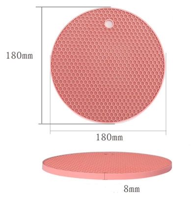 डाइनिंग टेबल के लिए फन 8MM मोटी सिलिकॉन किचन टूल्स चटाई सेफ एक्सेसरीज